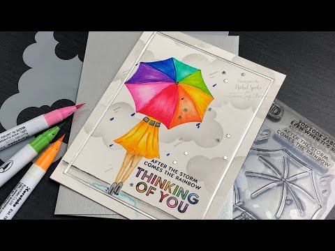 Simon Says Stamp! Simon Says Clear Stamps FOLLOW THE RAINBOWS sss102110