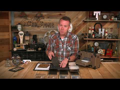 Simon Says Stamp! Tim Holtz Sizzix BOTANICAL 3D Embossing Folder 662716