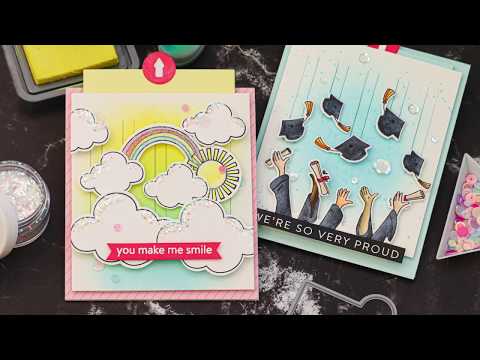 Simon Says Stamp! Simon Says Clear Stamps HATS OFF GRAD sss102120