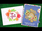 Simon Says Stamp! Lawn Fawn MAGIC IRIS FALL LEAVES ADD-ON Die Cuts lf2696