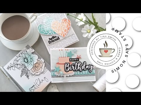 Simon Says Stamp! Simon Says Stamp FANCY CAKE Set Wafer Dies s731