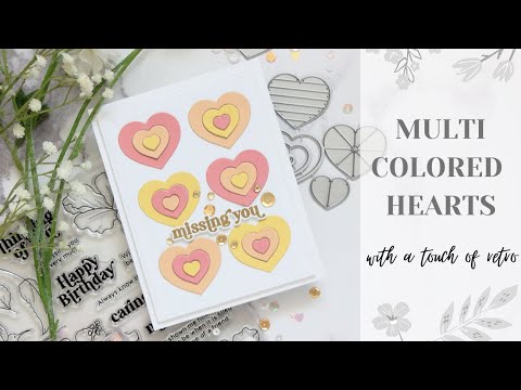 Simon Says Stamp! Simon Says Stamp GEOMETRIC BUILDERS HEARTS Wafer Dies sssd112367
