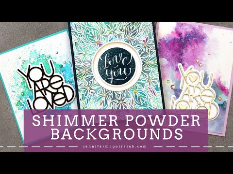 Simon Says Stamp! Tonic BLUE BLITZ Nuvo Shimmer Powder 1208n