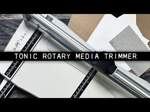 Tim Holtz Tonic Rotary Media Trimmer 3960e Live Demo Video
