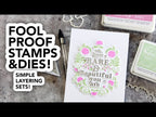 Simon Says Stamp! PinkFresh Studio RARE AND BEAUTIFUL Clear Stamp Set 114021*