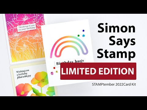 Simon Says Stamp! Simon Says Stamp Stencils POPPY FIELD ssst221655