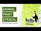 Simon Says Stamp! Simon Says Stamp Stencils ANIMAL PRINT ssst221665 Kisses