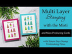 Simon Says Stamp! Simon Says Clear Stamps PRINTMAKING PINES sss202613c Holiday Sparkle