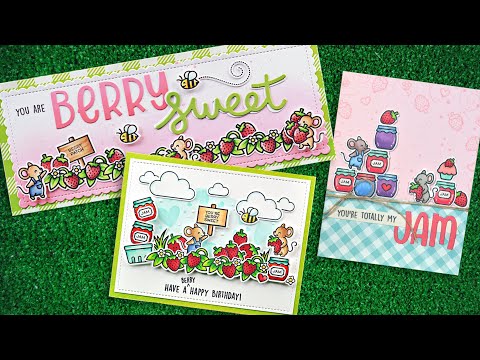Simon Says Stamp! Lawn Fawn BERRY SPECIAL Clear Stamps lf2764