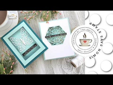 Simon Says Stamp! Simon Says Stamp STYLIZED BUTTERFLY Wafer Dies sssd112500c