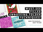 Simon Says Stamp! Simon Says Stamp Embossing Folder HOLLY BRANCH sf248