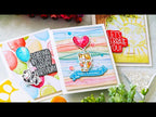 Simon Says Stamp! Simon Says Stamp Stencil SLIMLINE SUNBURST ssst221533