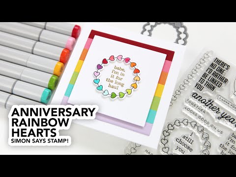 Simon Says Stamp! CZ Designs SENTIMENT STRIPS REVERSE LOVE czg001