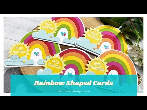 Simon Says Stamp! Simon Says Stamp RAINBOW CARD Wafer Dies sssd112163