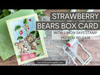 Simon Says Stamp! Simon Says Clear Stamps STRAWBEARY sss202520c