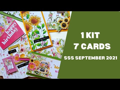 Simon Says Stamp! Simon Says Clear Stamps SUNFLOWER GARDEN sss202382c