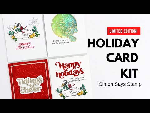 Simon Says Stamp! Simon Says Clear Stamps FESTIVE FEATHERED FRIENDS sss202626c