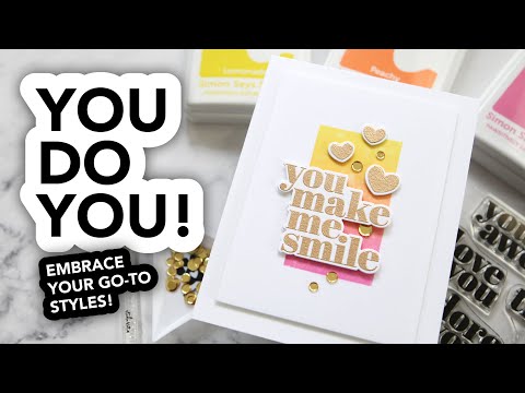 Simon Says Stamp! Simon Says Clear Stamps ALL ABOUT YOU sss302334