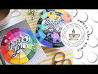 Simon Says Stamp! CZ Design Wafer Dies SWOOPY THANK YOU czd136