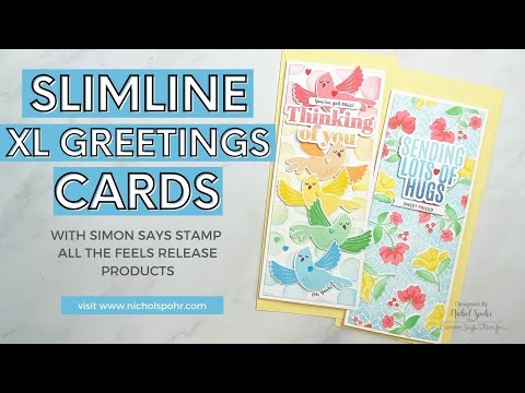 Simon Says Stamp! Simon Says Clear Stamps XL GREETINGS 2 sss202284c