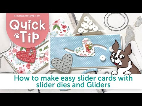 Simon Says Stamp! Gliders for Slider Cards ROTATING 10 pack gliderotating