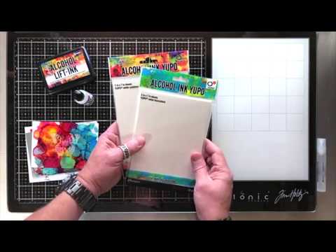 Simon Says Stamp! Tim Holtz 5 X 7 WHITE YUPO PAPER Ranger tac63339