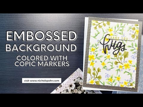 Simon Says Stamp! Simon Says Stamp Embossing Folder BLOSSOM FIELD sf219