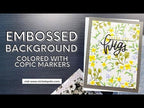 Simon Says Stamp! Simon Says Stamp Embossing Folder BLOSSOM FIELD sf219