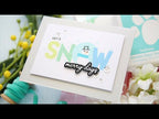 Simon Says Stamp! CZ Design Clear Stamps LET IT SNOW cz274c Cozy Hugs
