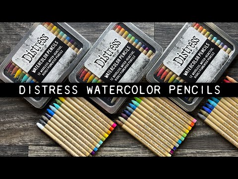 Simon Says Stamp! Tim Holtz Distress Watercolor Pencils SET 2 Ranger tdh76315