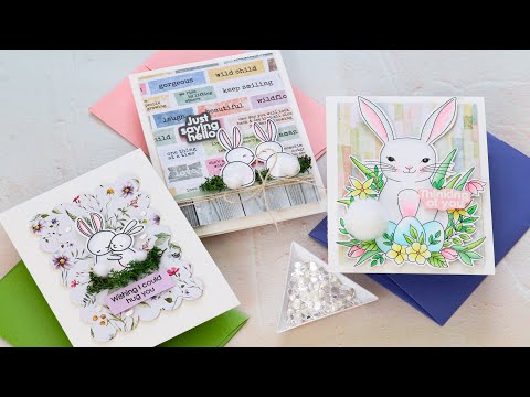 Simon Says Stamp! Simon Says Clear Stamps HOPPY DAYS AHEAD sss202389c