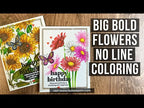 Simon Says Stamp! Simon Says Clear Stamps SUNFLOWER GARDEN sss202382c