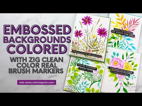 Simon Says Stamp! Simon Says Stamp Embossing Folder WILDFLOWER FIELD sf225
