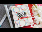 Simon Says Stamp! CZ Design Wafer Dies LOVE YOU czd30