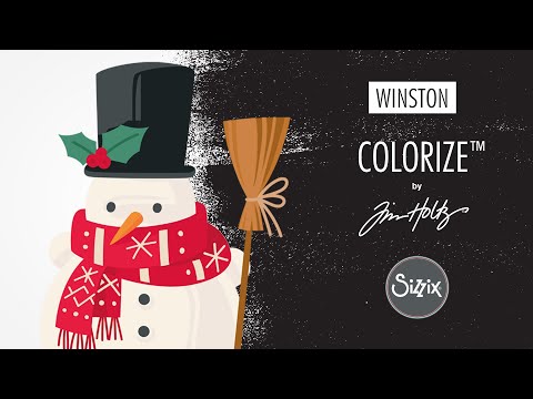 Simon Says Stamp! Tim Holtz Sizzix WINSTON Colorize Thinlits Dies 665569