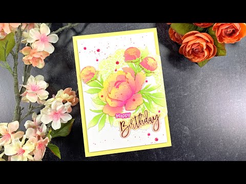 Simon Says Stamp! Honey Bee LOVELY LAYERS PEONY Dies hbds-llpny