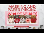 Simon Says Stamp! Simon Says Stamp Stencil TUMBLING HEARTS ssst121464