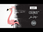 Simon Says Stamp! Tim Holtz Sizzix GLADYS Colorize Thinlits Dies 665851