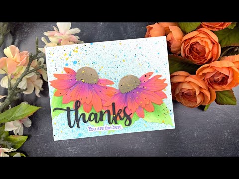 Simon Says Stamp! Honey Bee LOVELY LAYERS CONEFLOWER Dies hbdsllcf