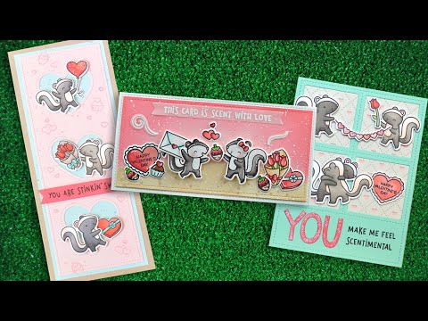 Simon Says Stamp! Lawn Fawn SCENT WITH LOVE ADD-ON Clear Stamps lf2728
