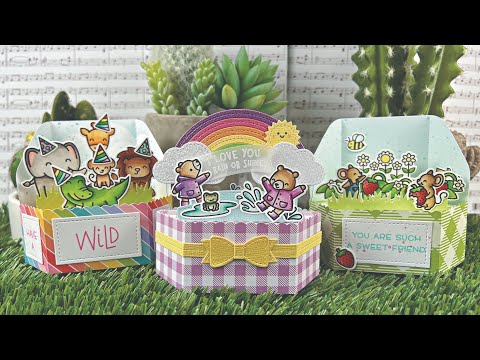 Simon Says Stamp! Lawn Fawn PLATFORM POP-UPS Die Cuts lf2792