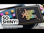 Simon Says Stamp! CZ Design Wafer Dies LOVE YOUR GUTS czd126