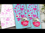 Simon Says Stamp! Simon Says Stamp Stencil TUMBLING HEARTS ssst121464