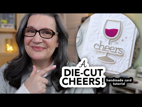 Simon Says Stamp! CZ Design Wafer Dies WINE GLASS czd188 Diecember