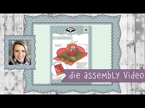 Simon Says Stamp! Karen Burniston SURPRISE BALL POP UP Die Set 1117