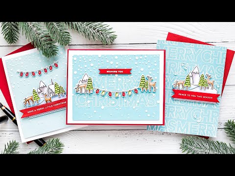 Simon Says Stamp! Simon Says Stamp Stencil LARGE FALLING SNOW SLIMLINE ssst121489