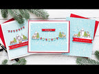 Simon Says Stamp! Simon Says Stamp Stencil LARGE FALLING SNOW SLIMLINE ssst121489