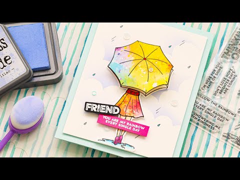 Simon Says Stamp! Simon Says Clear Stamps FOLLOW THE RAINBOWS sss102110