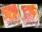 Simon Says Stamp! Simon Says Clear Stamps WILDFLOWERS sss201998 Using More Oxide Spray Backgrounds! | SSS Wildflowers Stamp Set Take 7 Amy Rysavy