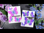 Simon Says Stamp! Simon Says Stamp Embossing Folder And Dies GRACEFUL BUTTERFLY SET sfd268